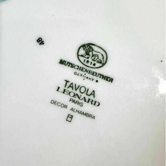 Alhambra by Hutschenreuther Tavola Leonard Paris 23-Piece Tea Set-Extremely Rare - Picture 16 of 16